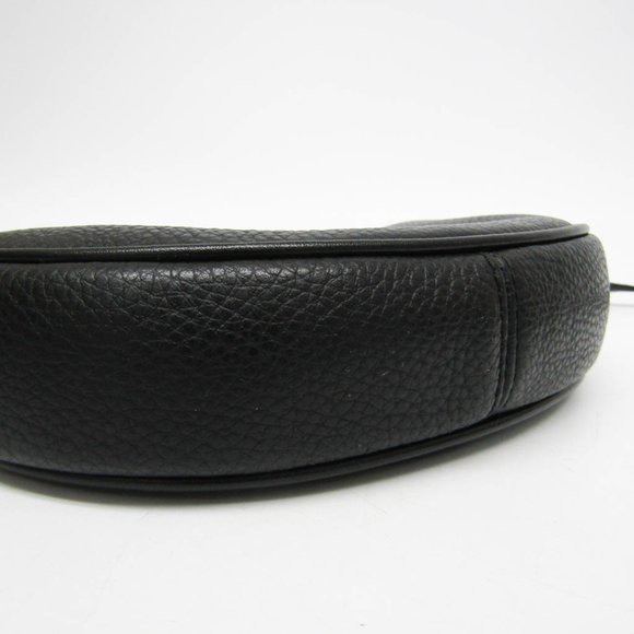 Michael Kors DOVER 35R3G4DC5L Women's Leather Shoulder Bag Black - Picture 5 of 11